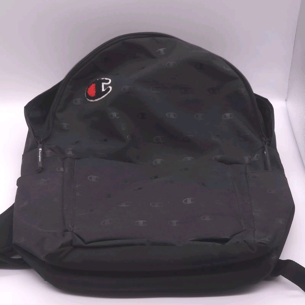 Adult Champion Mochila‎ Backpack - Black Standard Size Excellent Used Condition